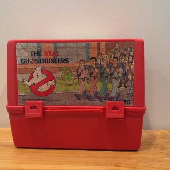 Ghostbusters vintage thermos lunch container - Picture 1 of 9